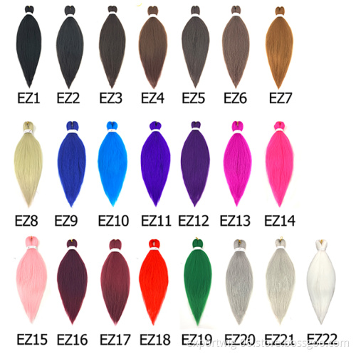 Easy Braids 3x Pre Stretch Braiding Hair Jumbo Expression Braiding Hair Bulk Private Label Ombre Expression Pre Stretched